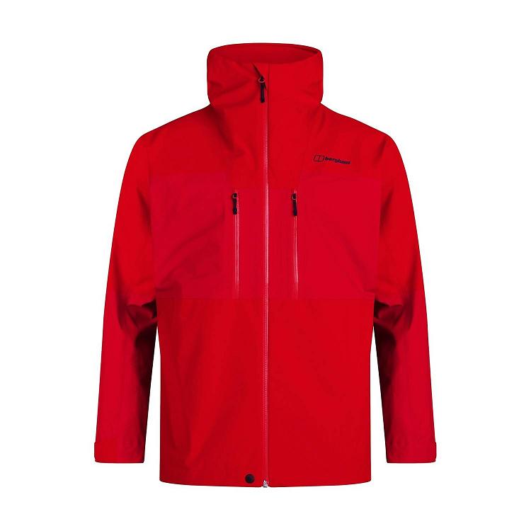 Pánska Nepremokavá Bunda Berghaus Gore Tex Ridgemaster 3L Červené Slovensko 5941UDQEY